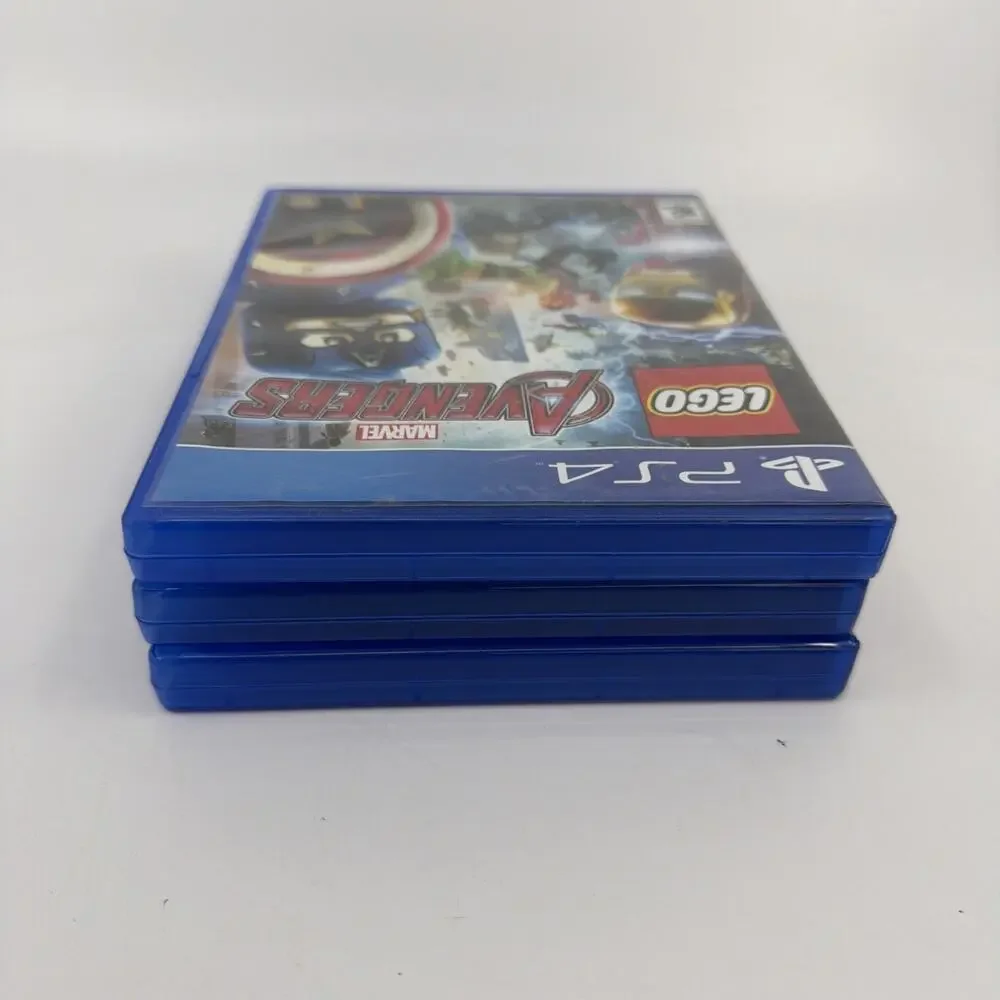 PS4 LEGO Game Lot Marvel Super Heroes Avengers Star Wars Force Awakens CIB